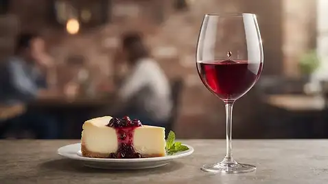 Thank You For Being Friend Saturdays - Wine and Cheescake Pairing